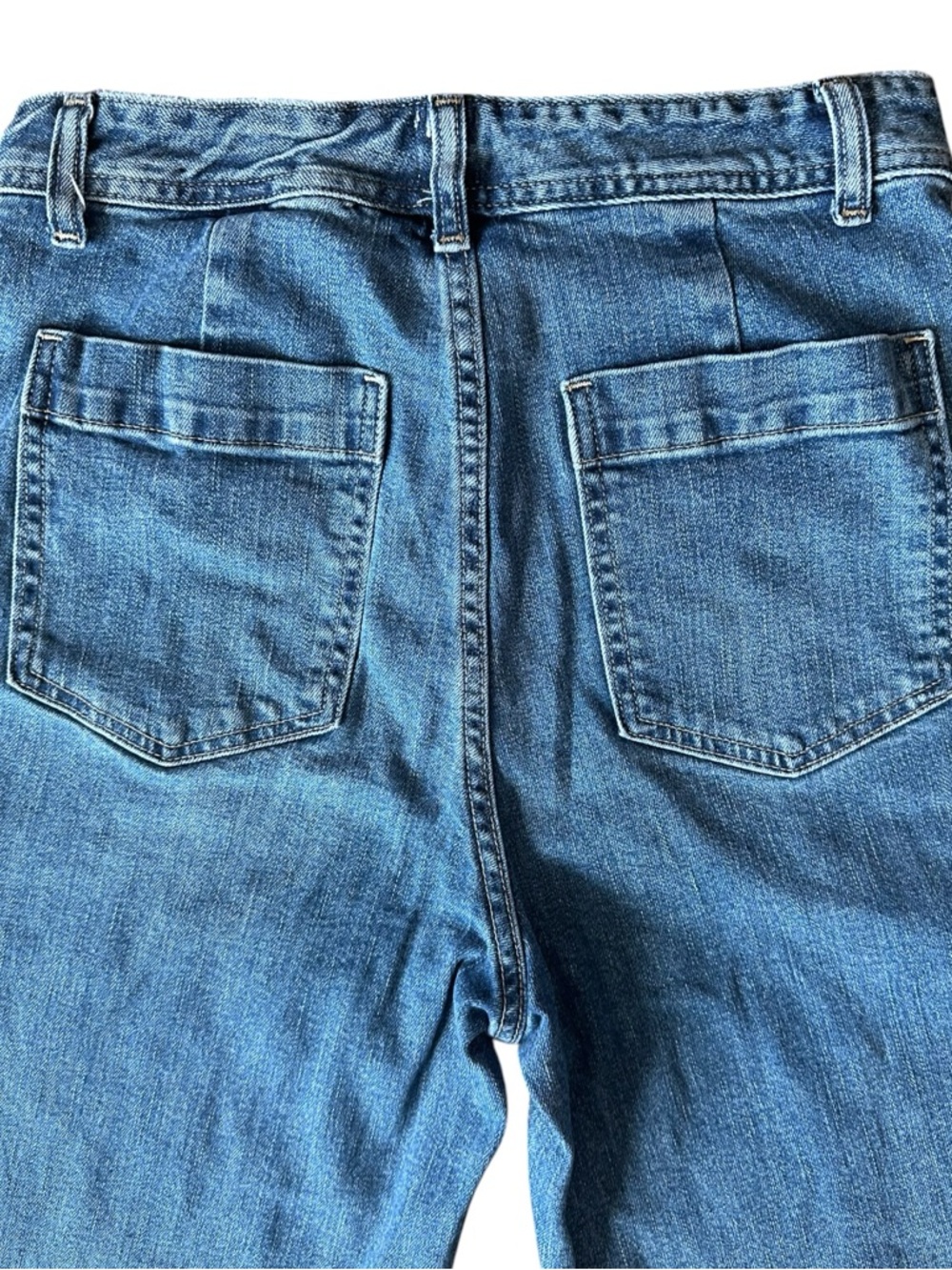 GAP Women’s High Rise Wide Leg Crop Jeans Size 6/28 - Picture 10 of 11